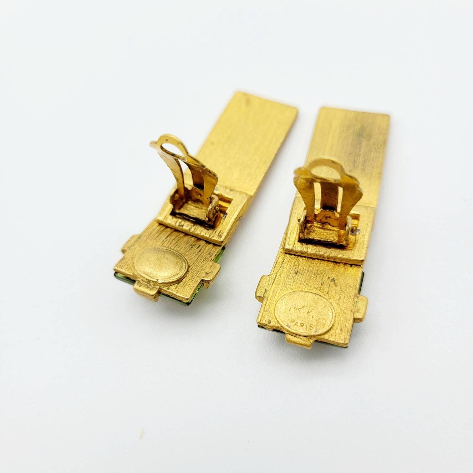 Vintage French metal Earrings - Secondista