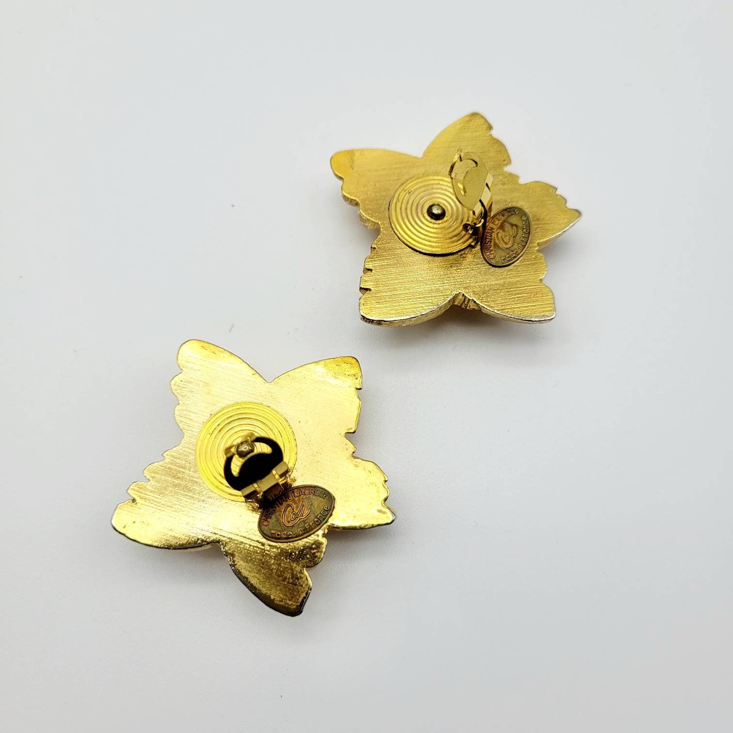Vintage Christian Lacroix resin Earrings - Secondista