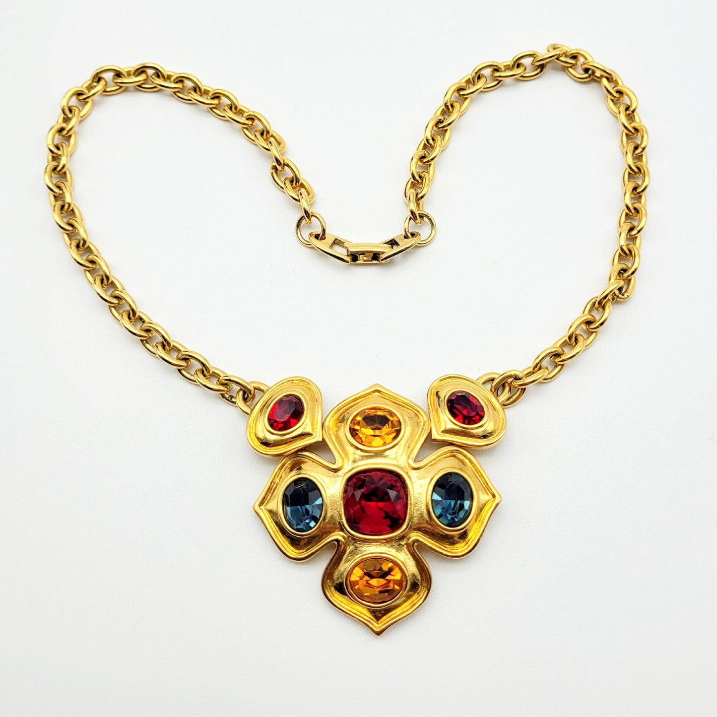 Vintage Napier crystal stone Necklace