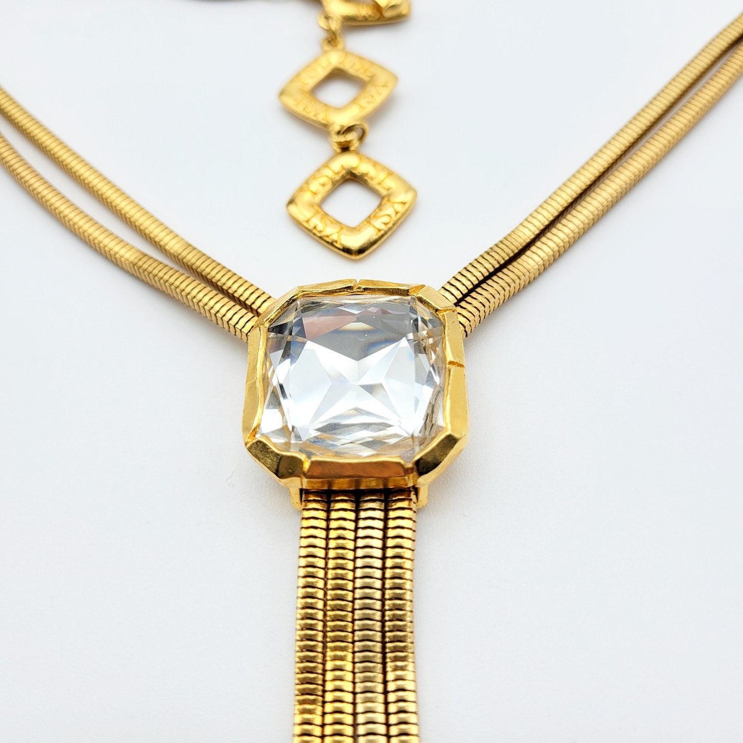 Vintage Gorgeous Yves Saint Laurent crystal Necklace