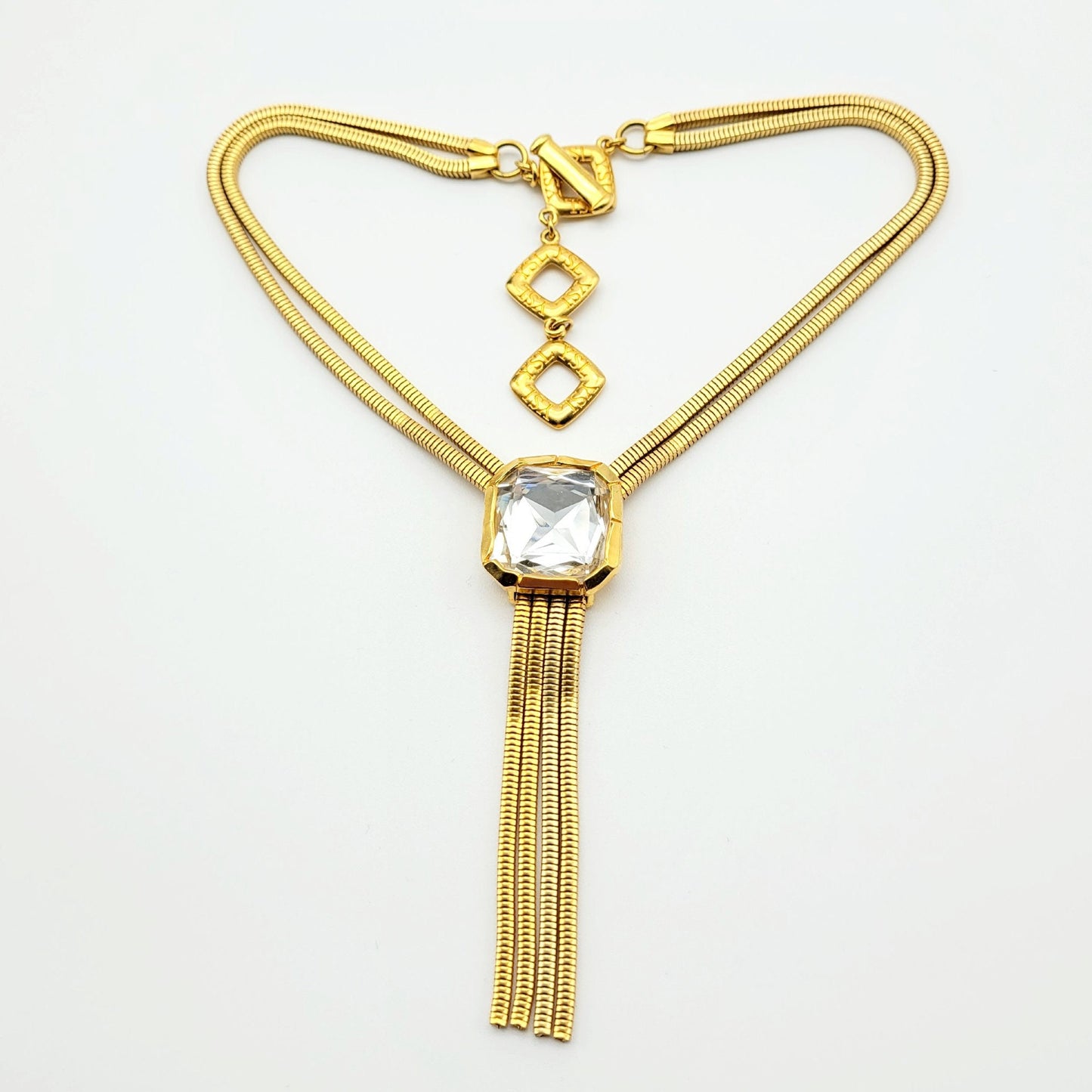 Vintage Gorgeous Yves Saint Laurent crystal Necklace