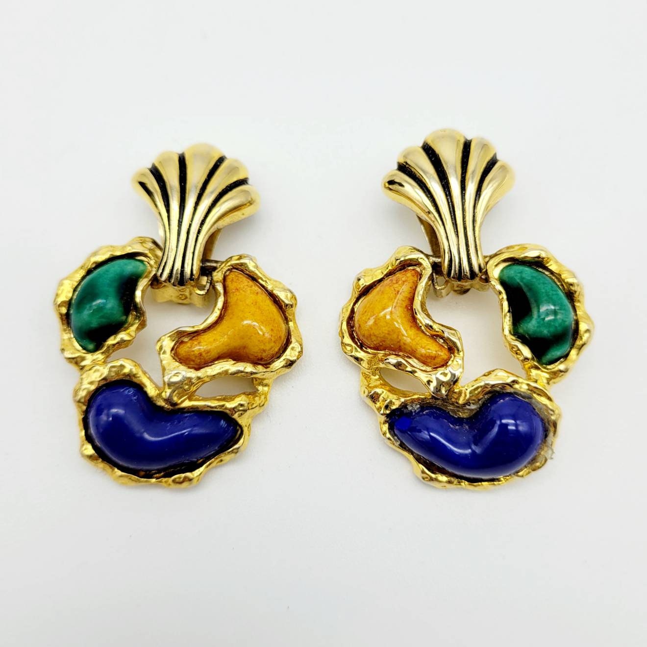 Vintage Unsigned French Earrings - Secondista