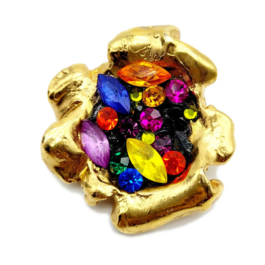 Vintage Jacky De G colorful Brooch - Secondista