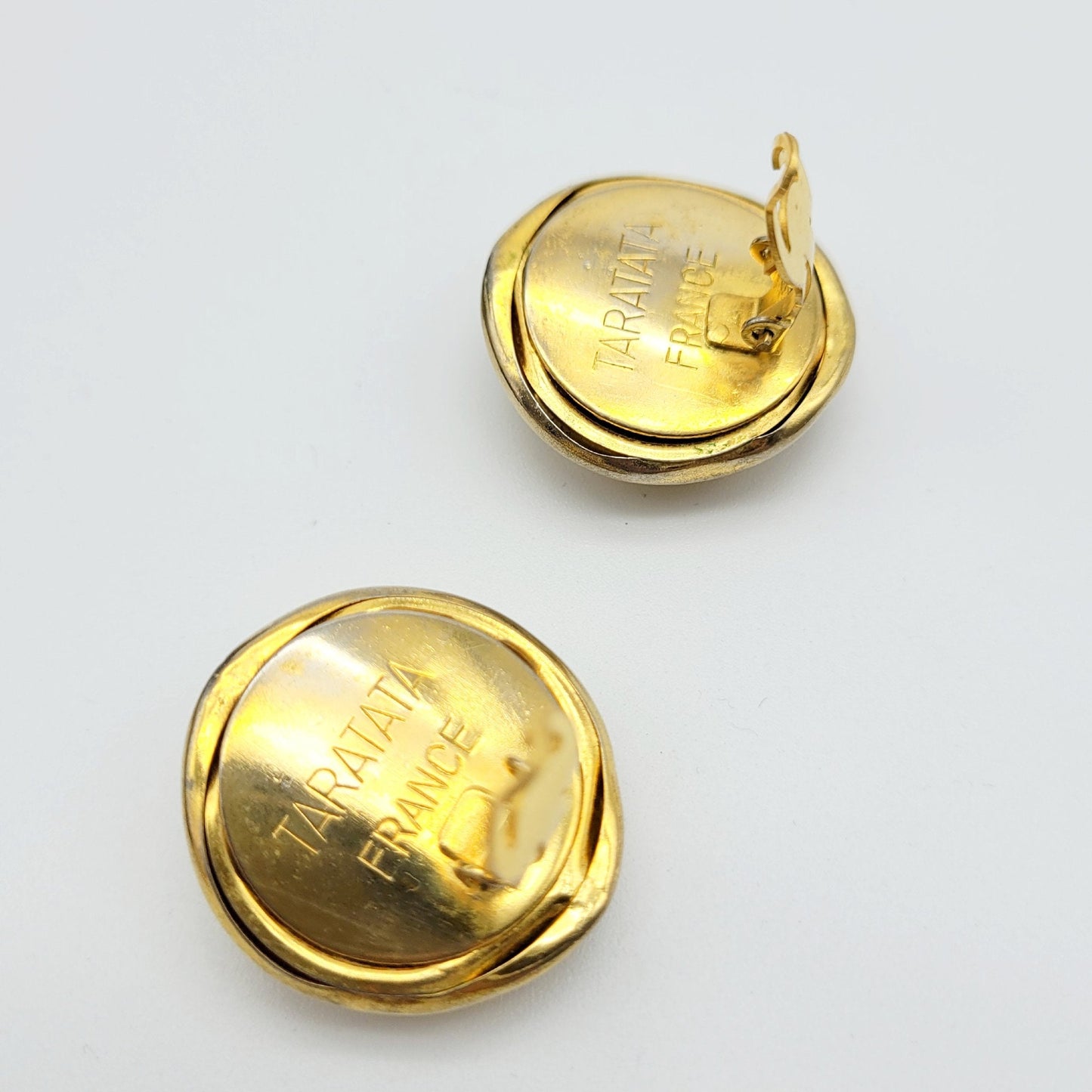 Vintage Taratata blue clip Earrings - Secondista