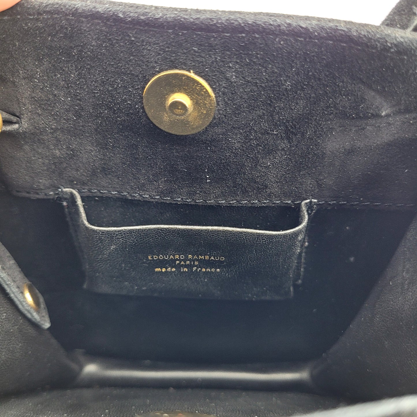 Vintage Edouard Rambaud velvet Crossbody Bag