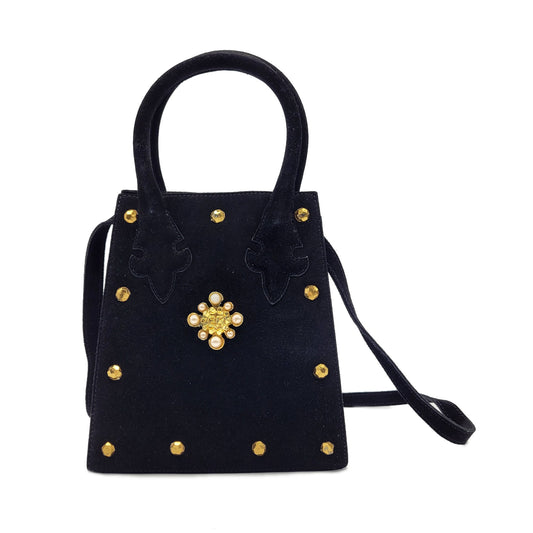 Vintage Edouard Rambaud velvet Crossbody Bag
