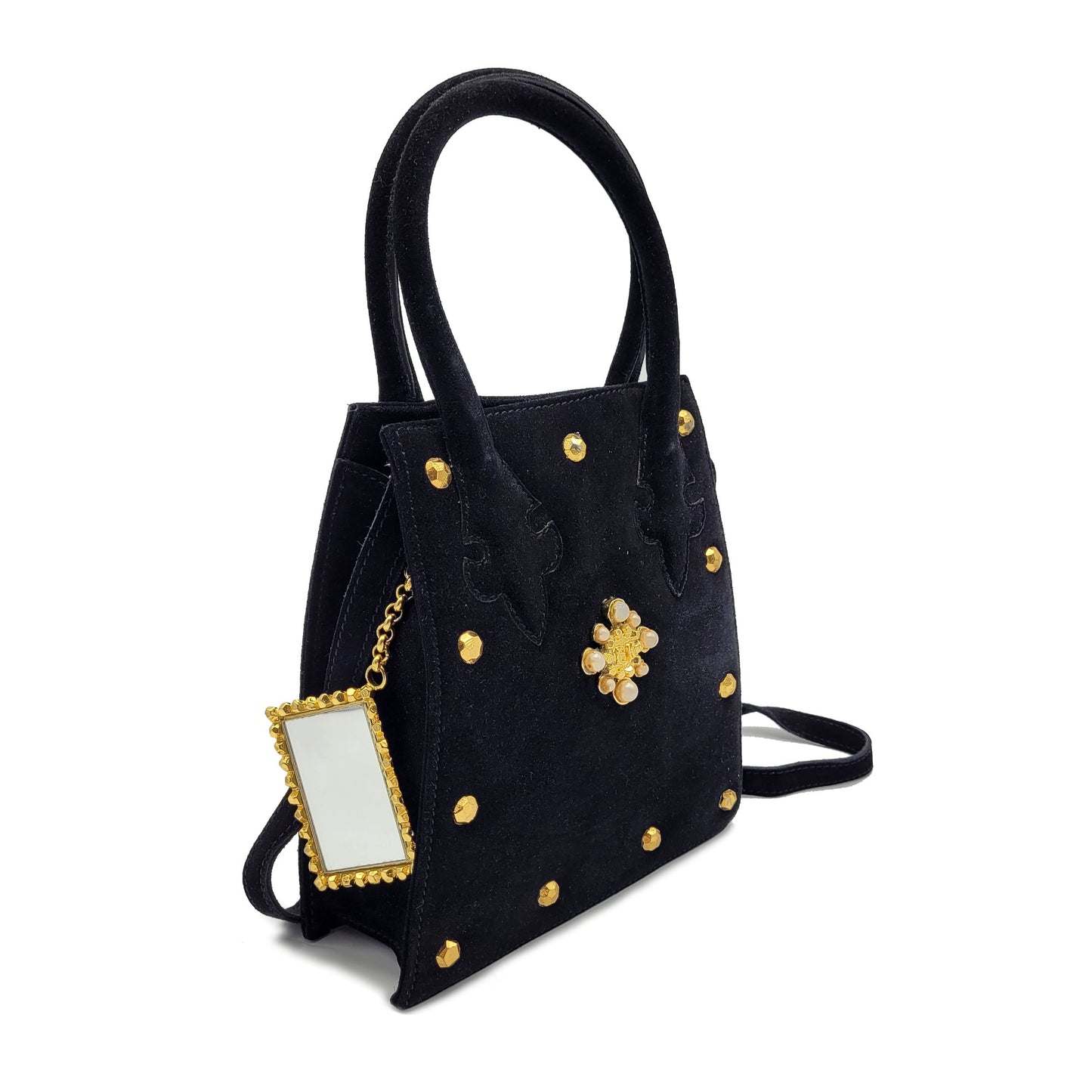 Vintage Edouard Rambaud velvet Crossbody Bag