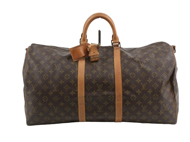 Travel bag Louis Vuitton Keepall 55 with strap - Secondista