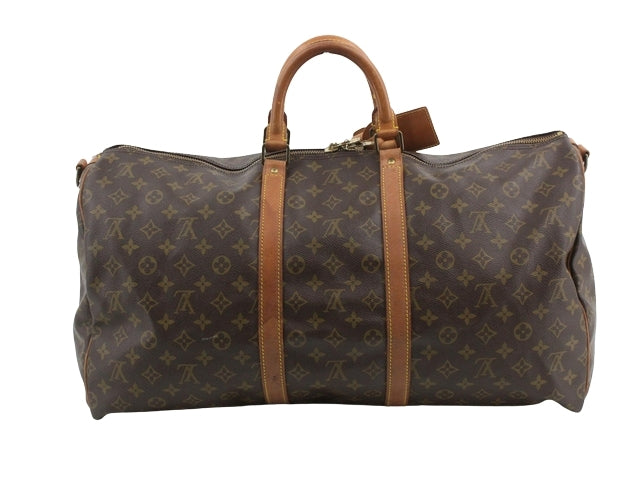 Travel bag Louis Vuitton Keepall 55 with strap - Secondista