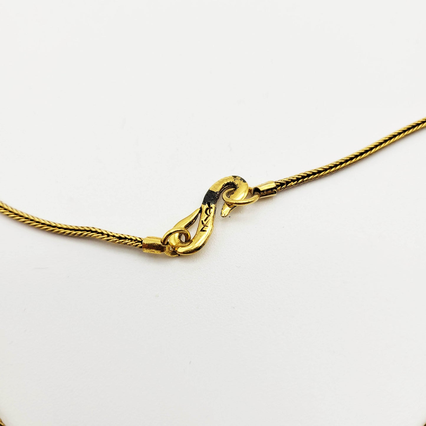Vintage Yves Saint Laurent butterfly pendant necklace