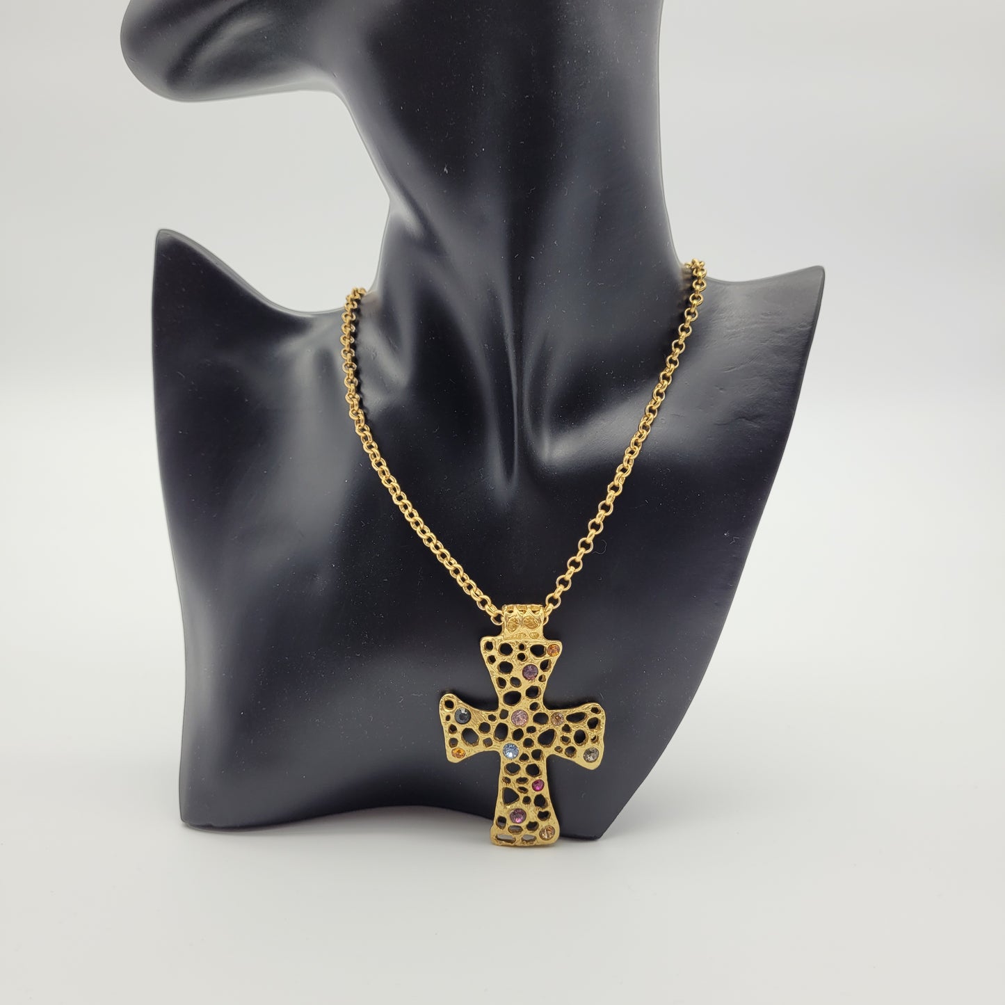 Vintage cross necklace Dolce Vita