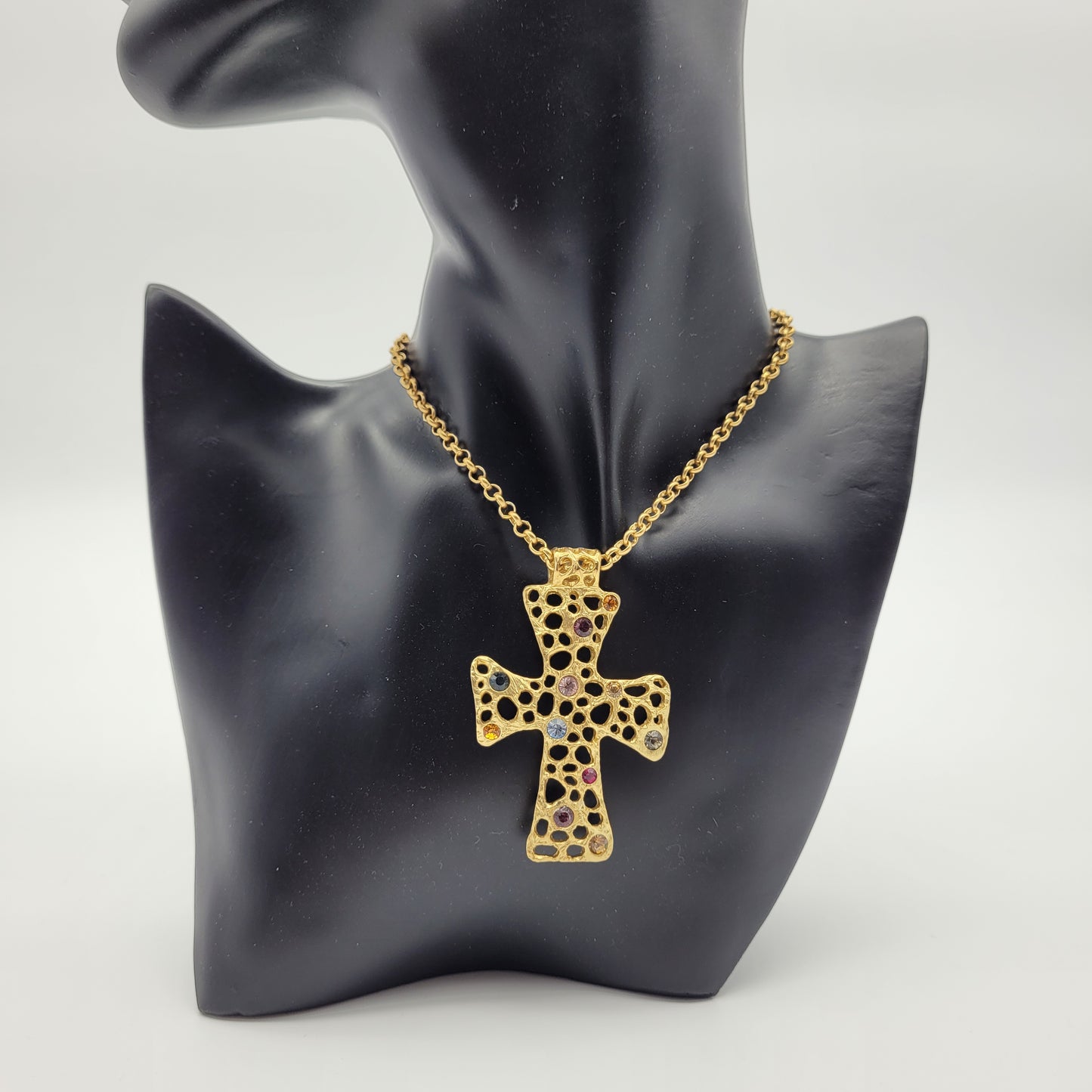 Vintage cross necklace Dolce Vita