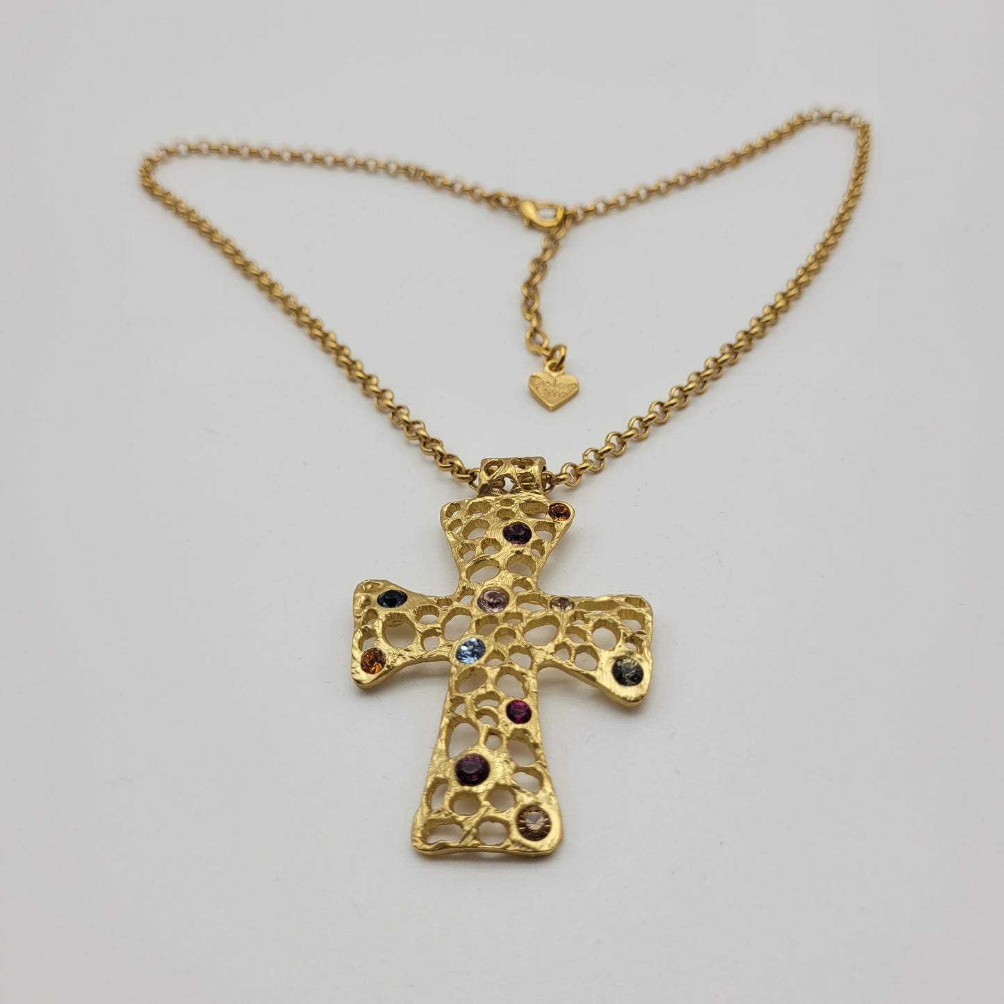 Vintage cross necklace Dolce Vita