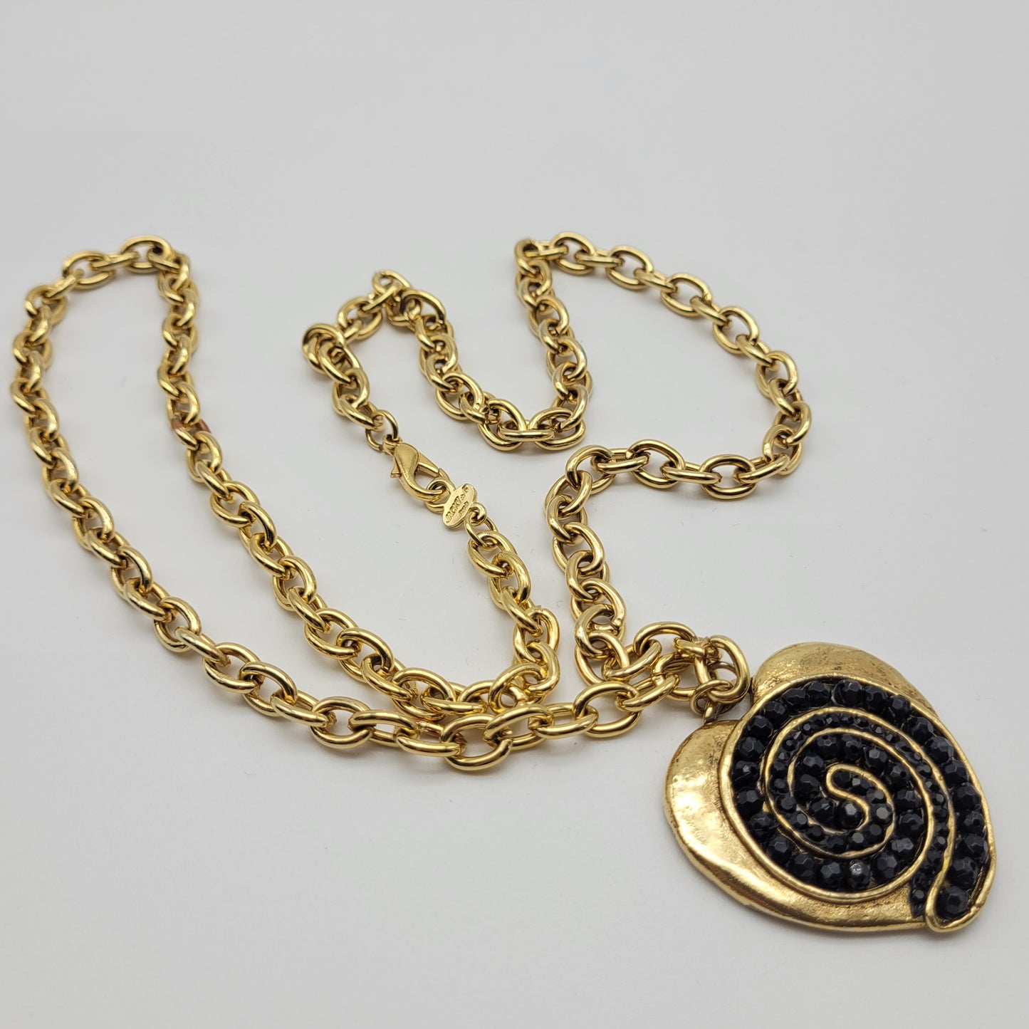 Vintage heart necklace Jacky De G