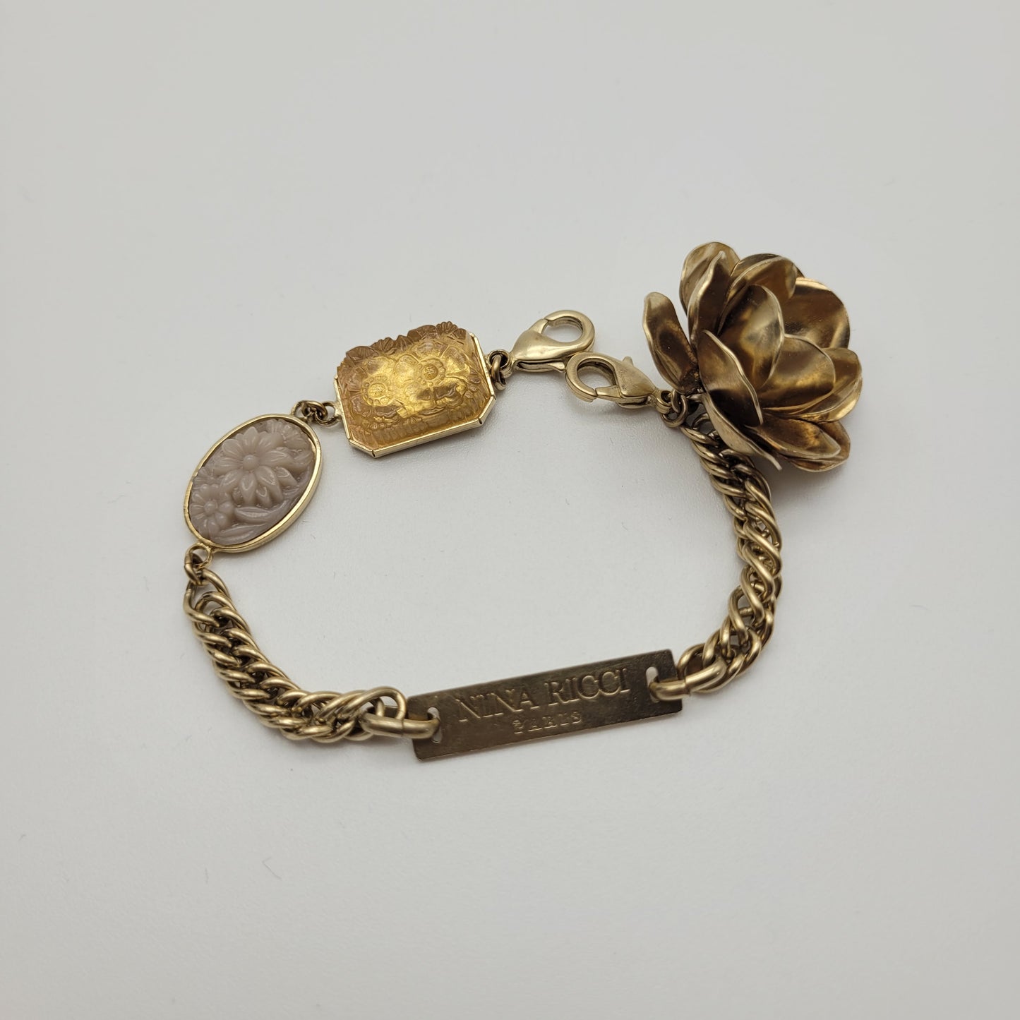 Vintage flower bracelet Nina Ricci