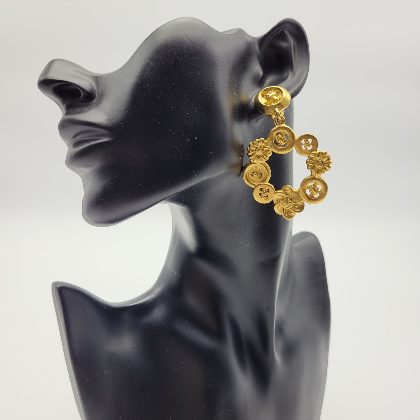 Vintage dangle earrings Karl Lagerfeld