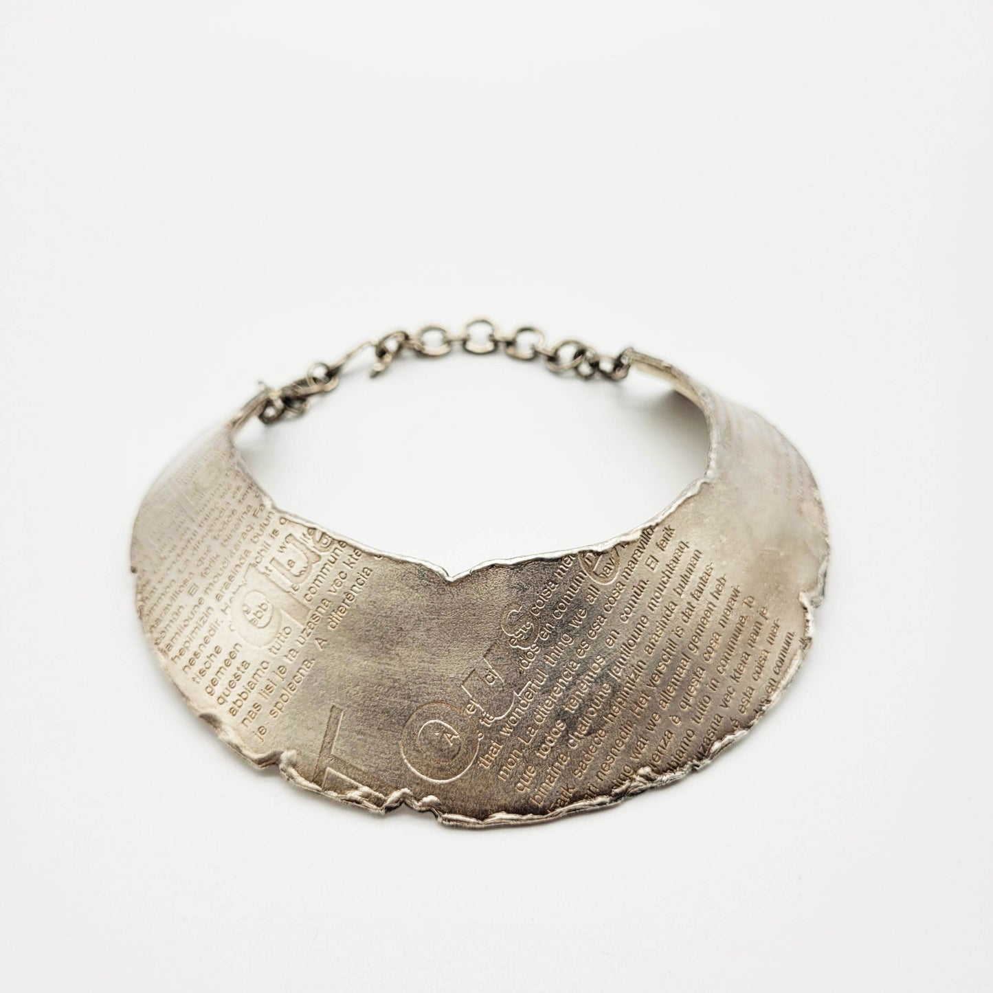 Vintage silver choker Biche De Bere