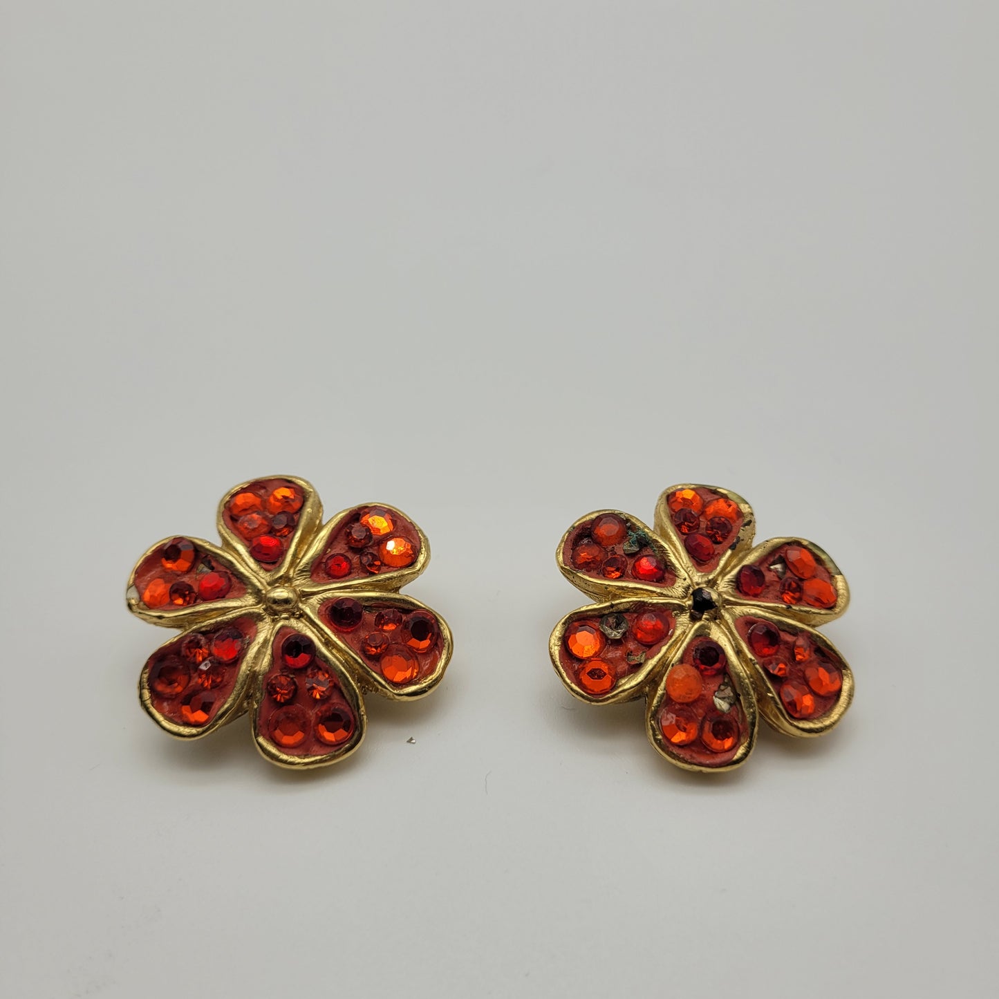 Vintage flower earrings Jacky De G