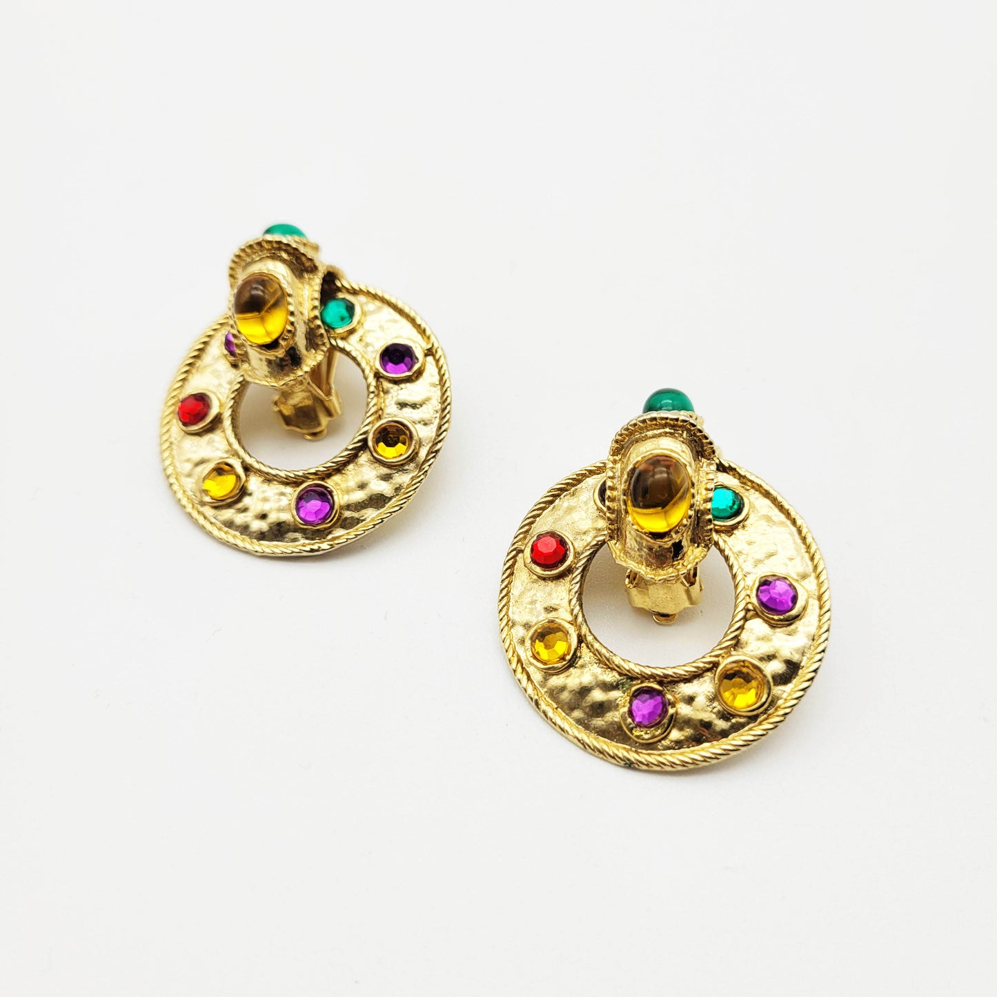 Vintage colorful earrings