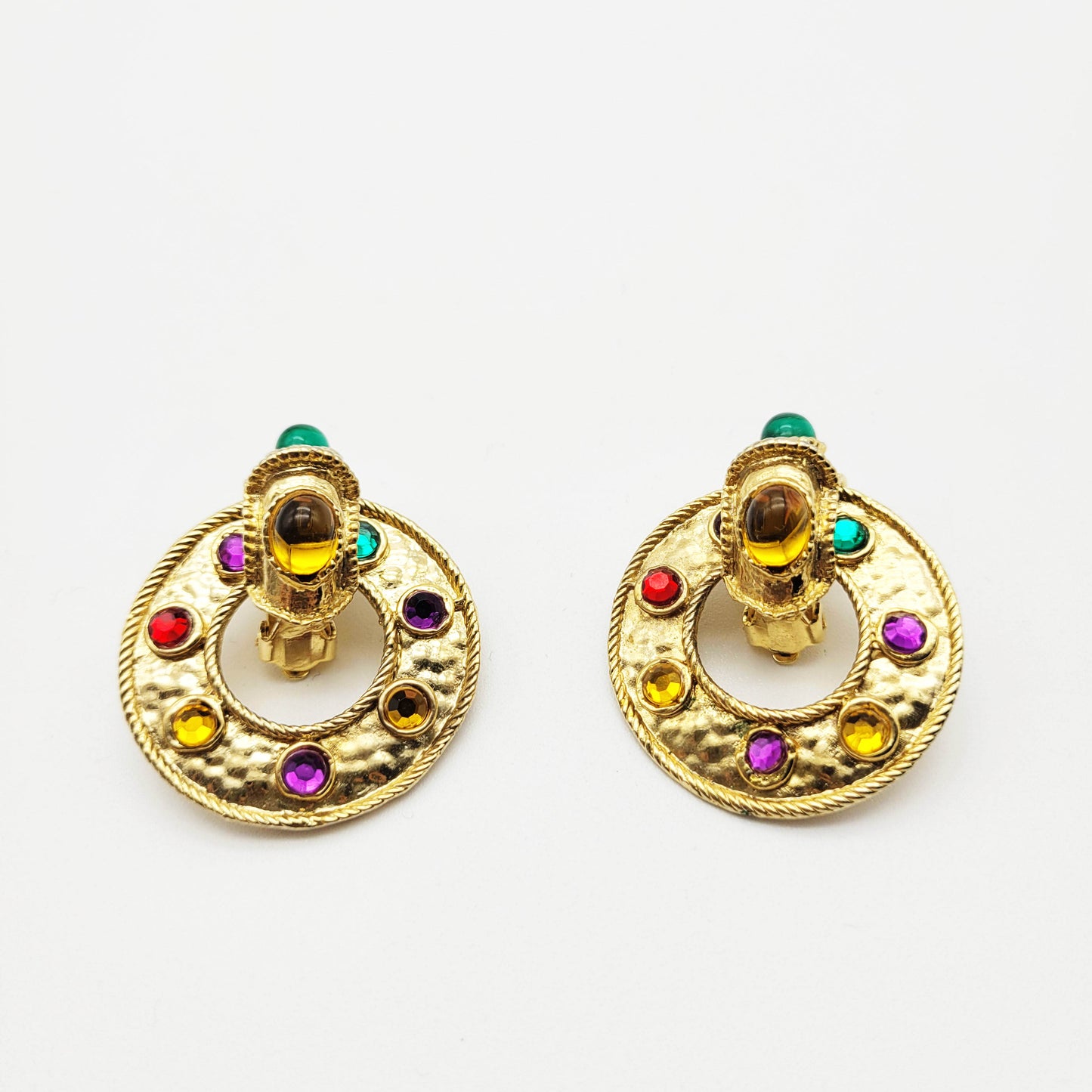 Vintage colorful earrings