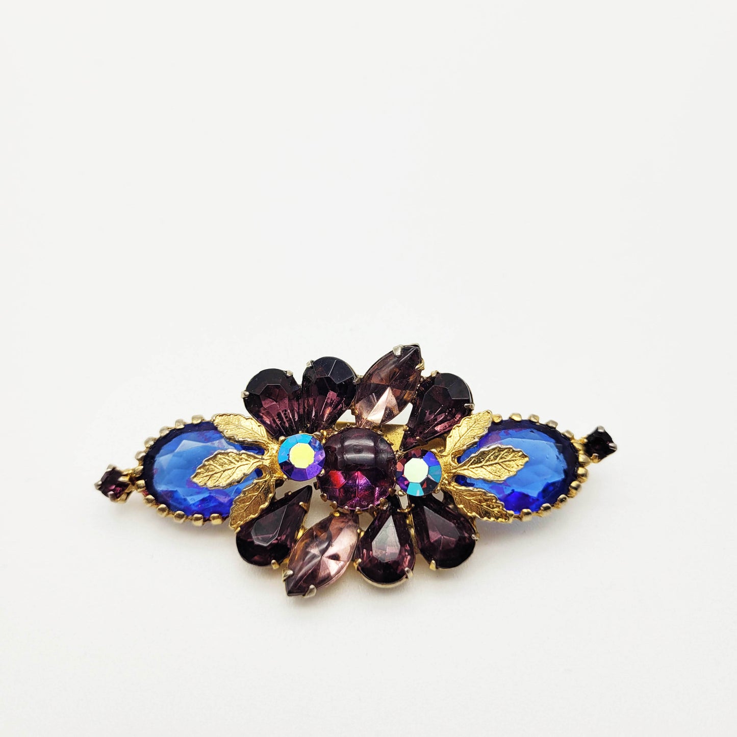 Vintage couture flower brooch