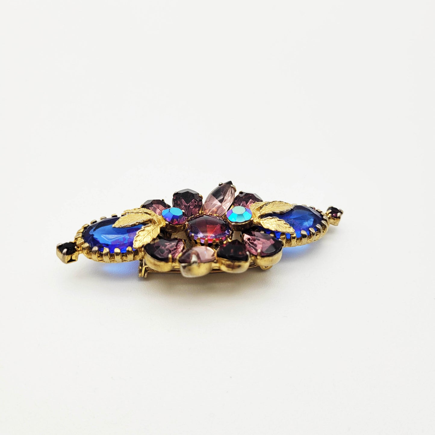 Vintage couture flower brooch