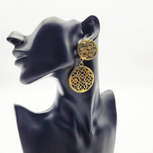 Vintage dangle earrings Alexandre