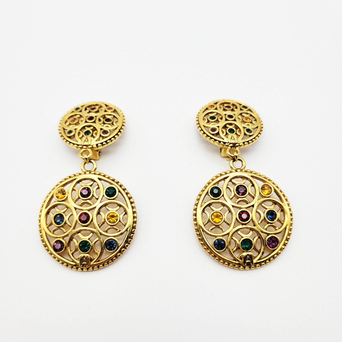 Vintage dangle earrings Alexandre