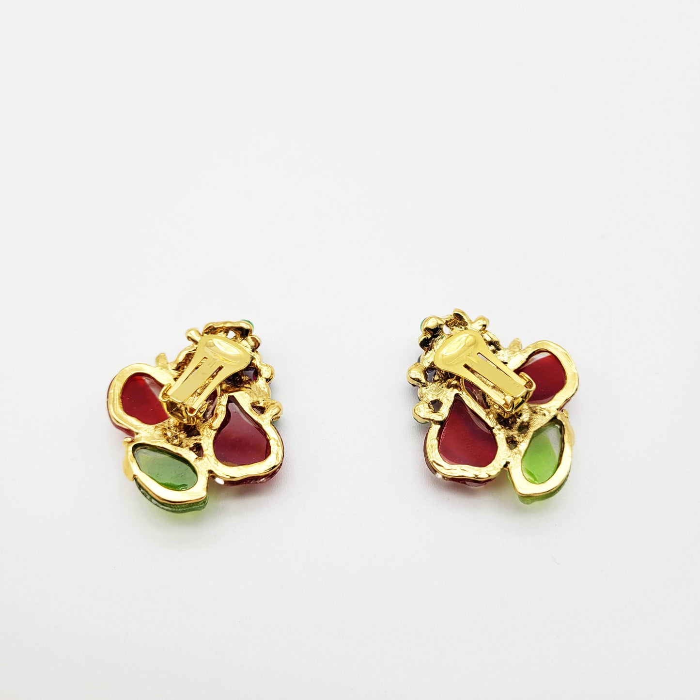 Vintage tutti frutti earrings
