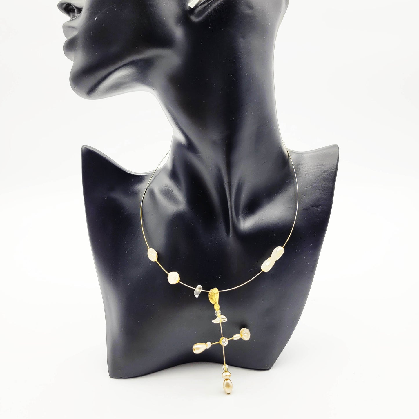 Vintage cross necklace Christian Lacroix