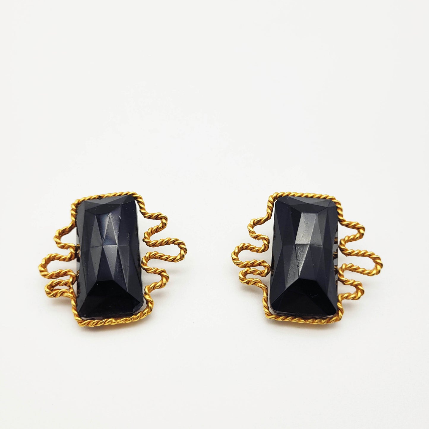 Vintage oversized earrings Alexis Lahellec