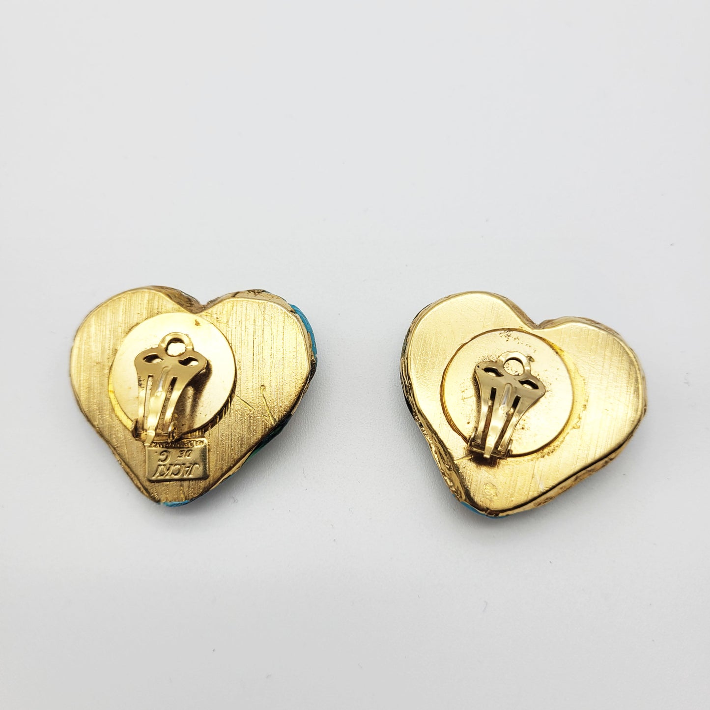 Vintage heart earrings Jacky De G