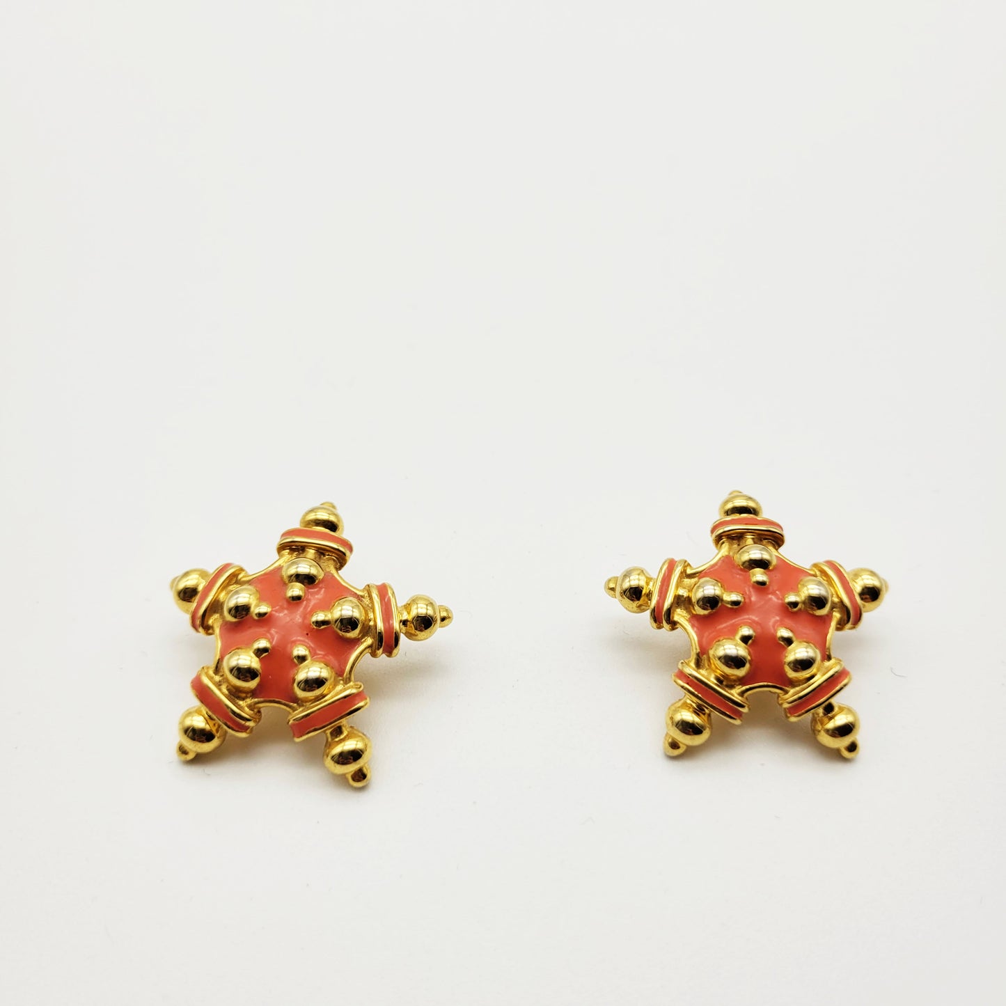 Vintage star earrings