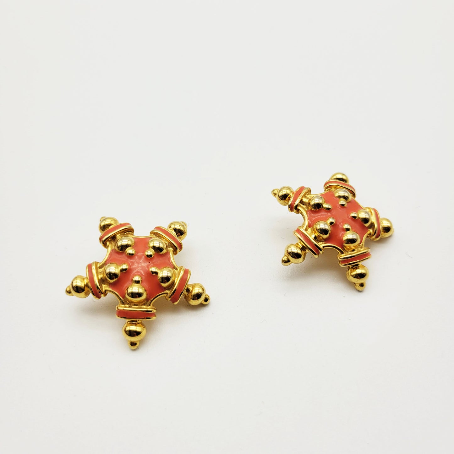 Vintage star earrings