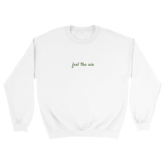 Feel The Air Embroidered Sweatshirt