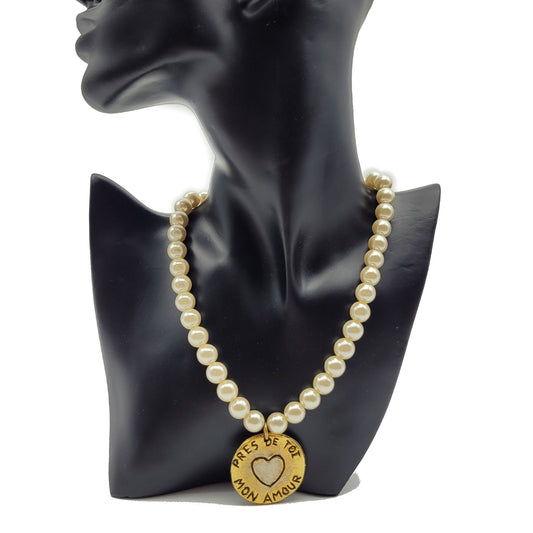 Vintage Jacky De G pearls Necklace