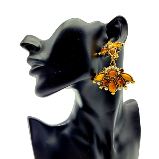 Vintage Jacky De G Earrings