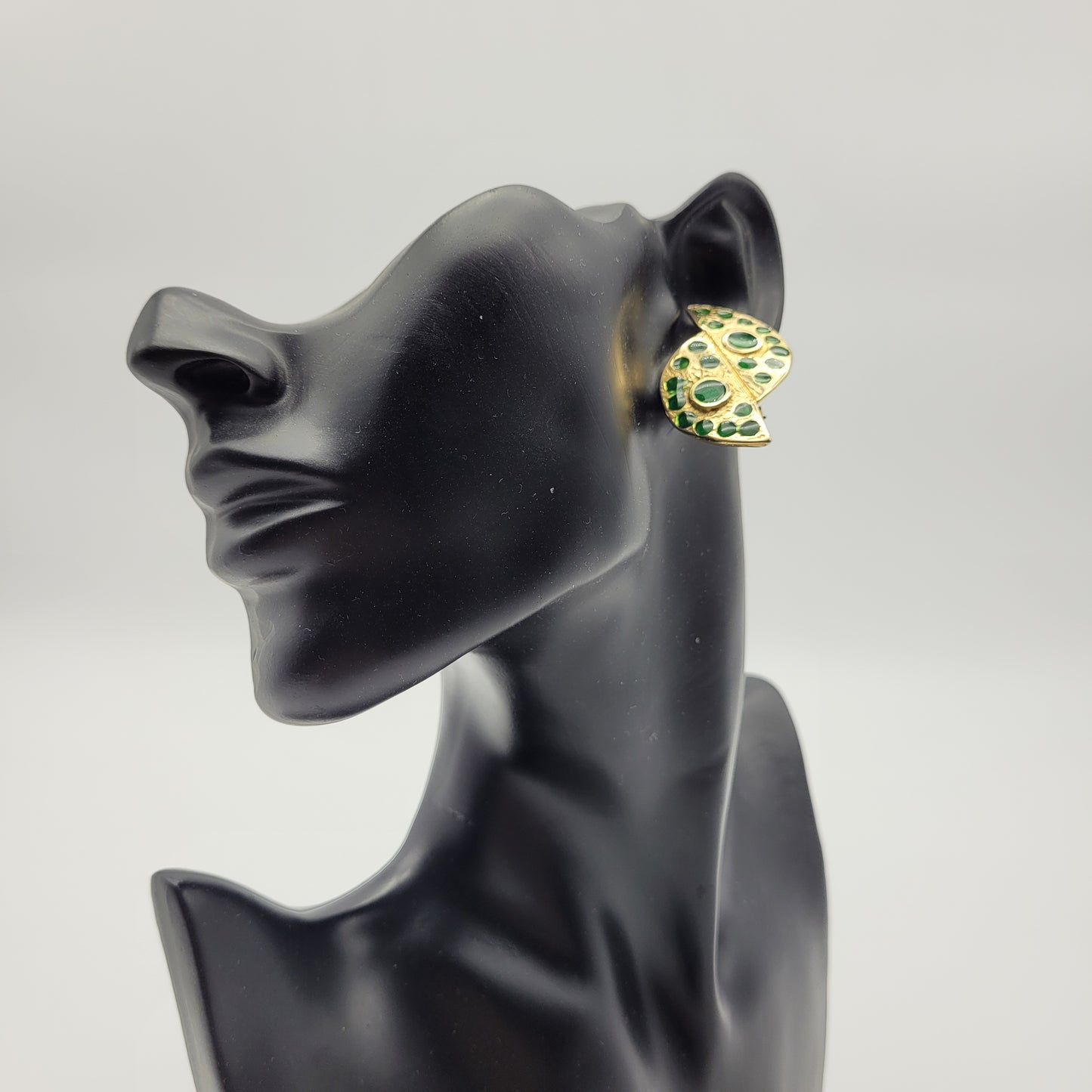 Vintage enamel earrings Pierre Cardin