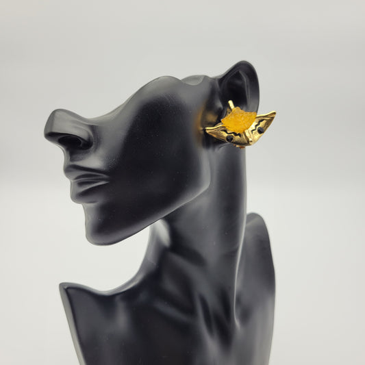 Vintage resin earrings Frederic Volle