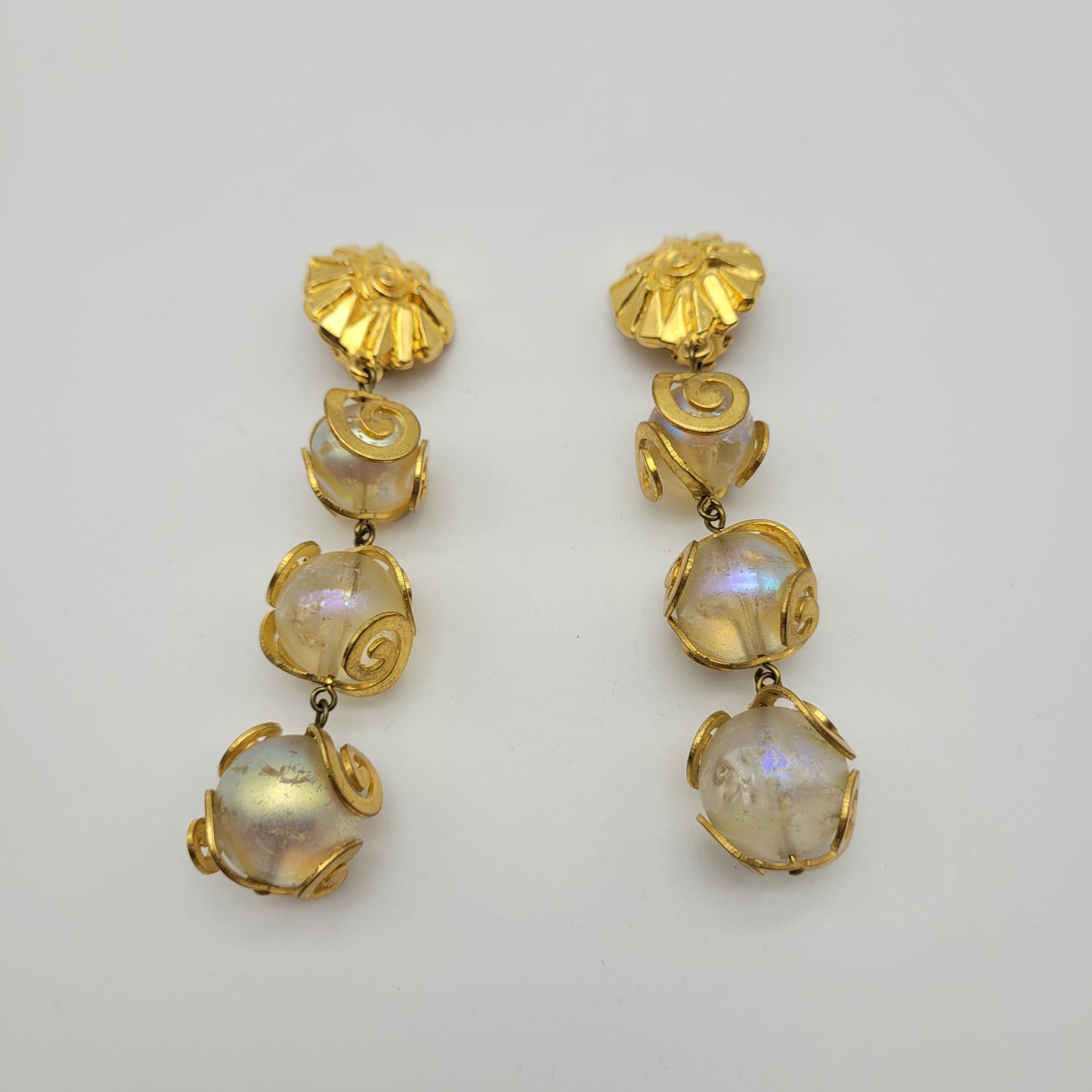 Vintage dangle earrings Poggi
