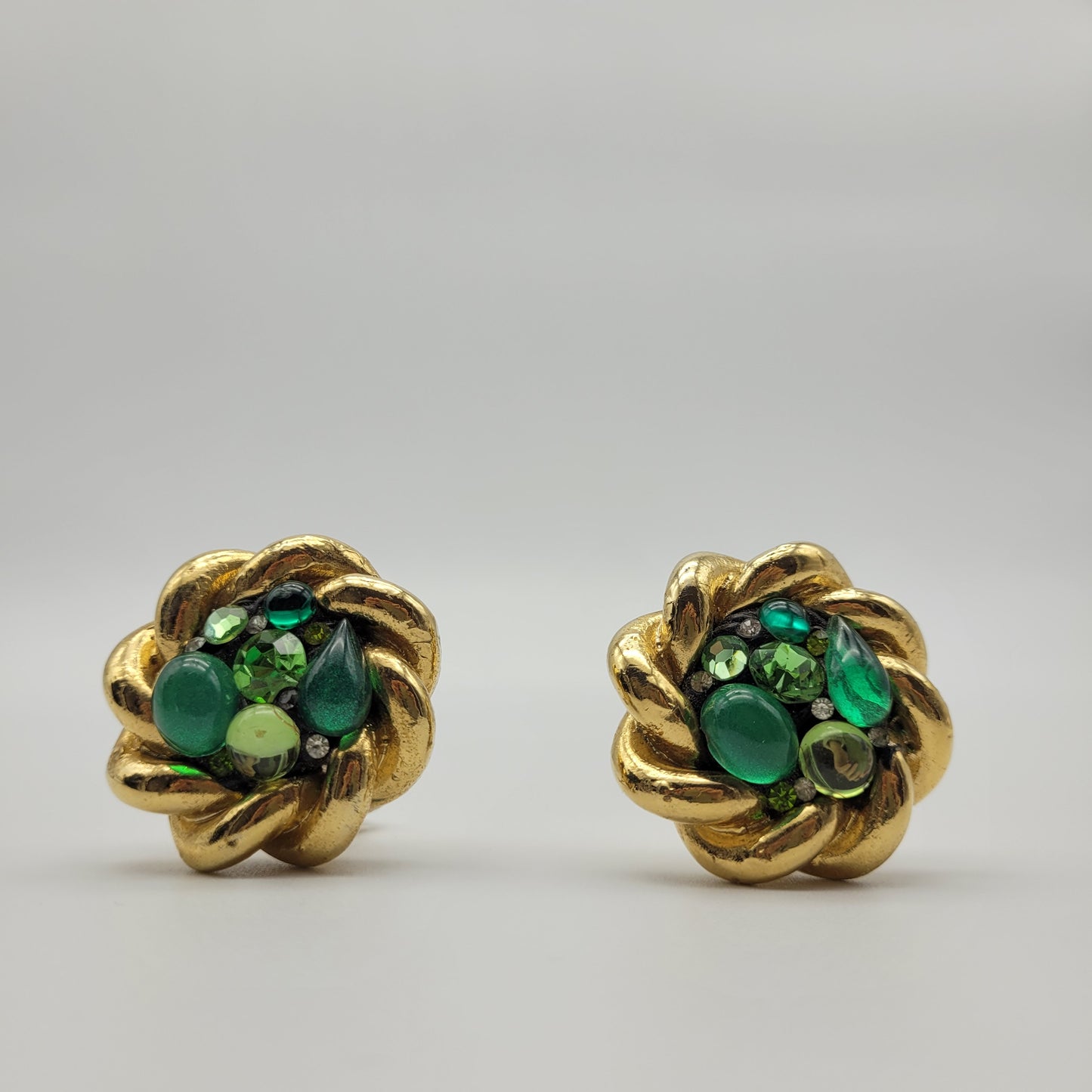 Vintage clip on earrings Jacky De G