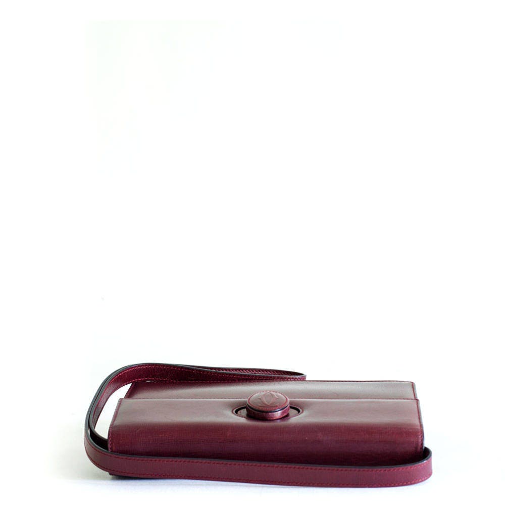 Vintage Cartier burgundy Crossbody Bag - Secondista