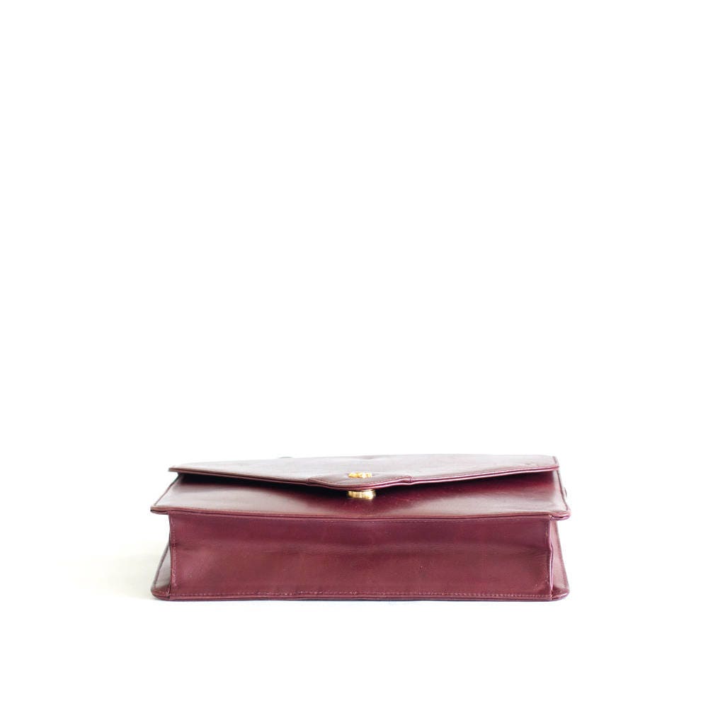 Vintage Christian Dior burgundy Crossbody Bag - Secondista