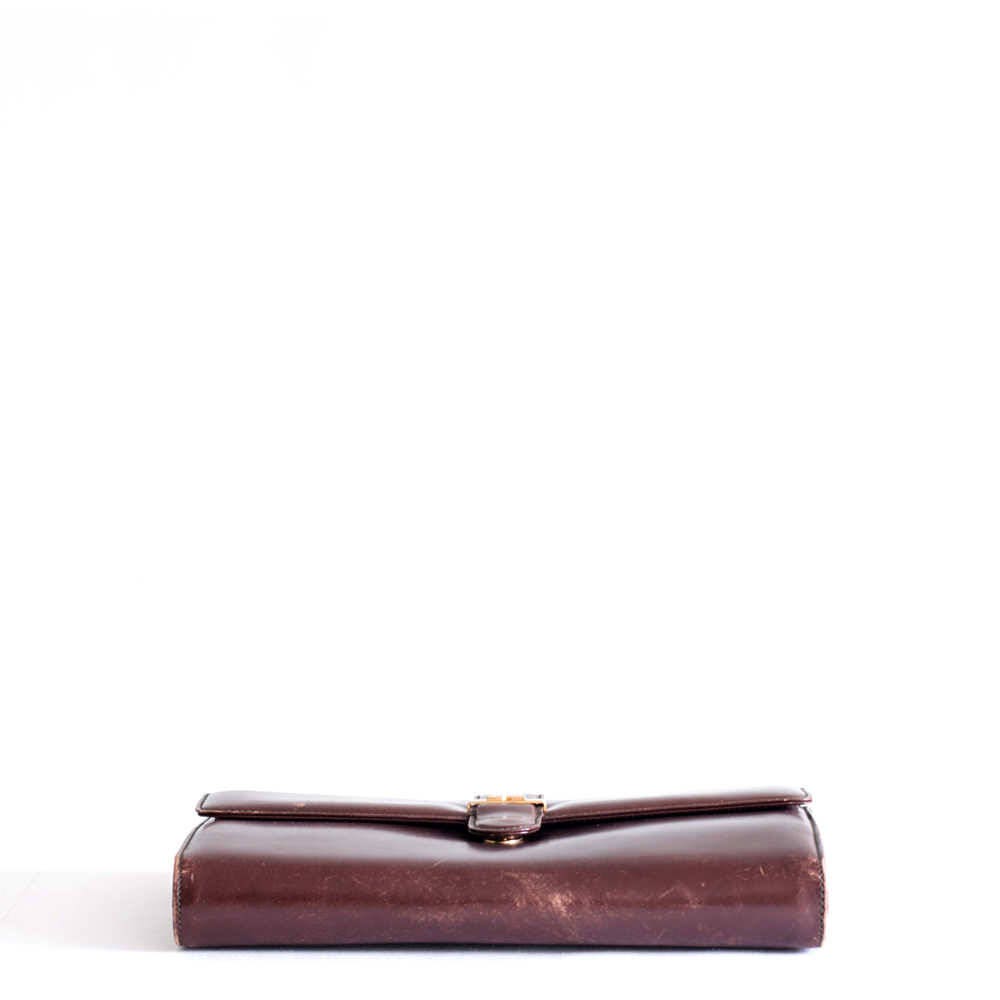 Vintage Lanvin brown Clutch - Secondista