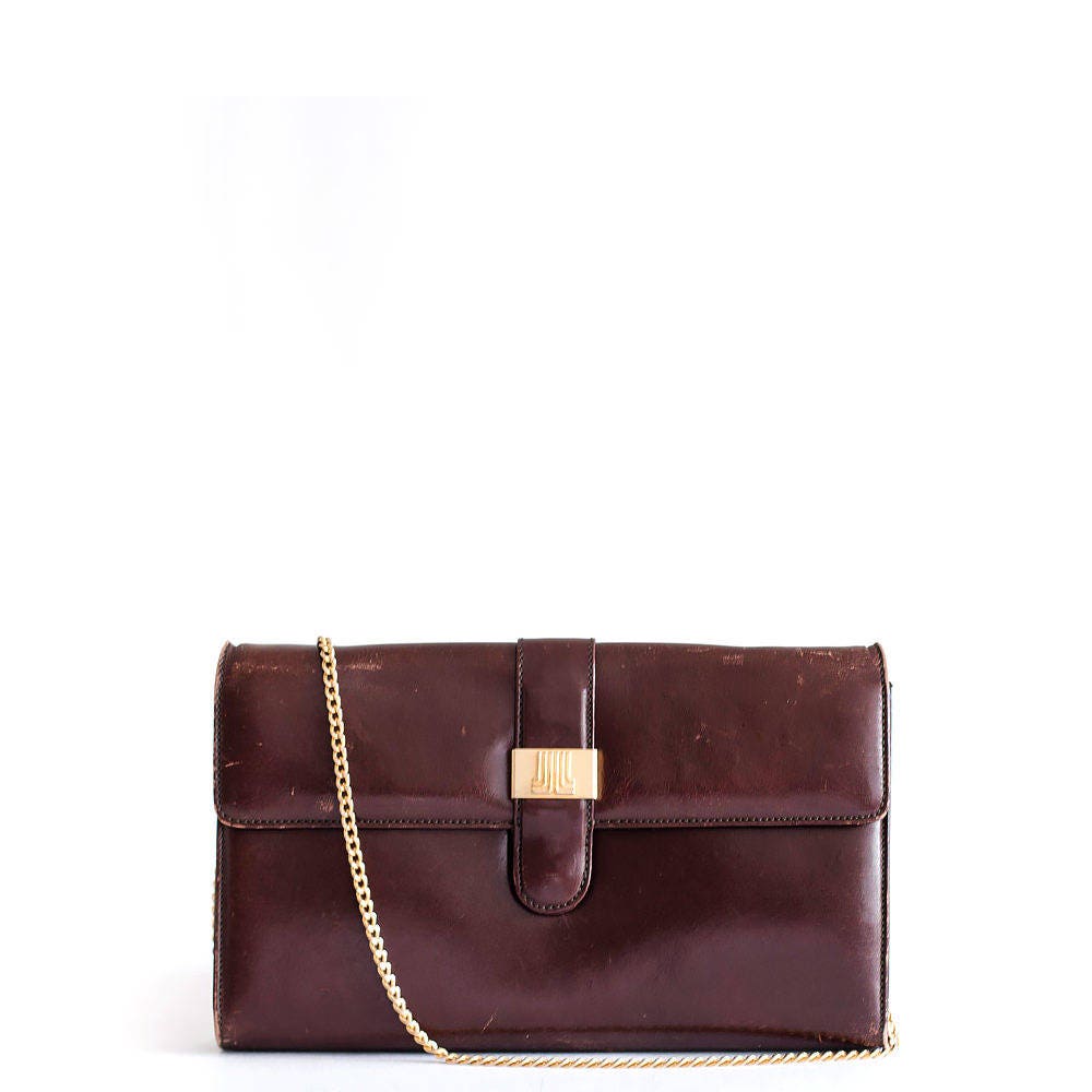 Vintage Lanvin brown Clutch - Secondista