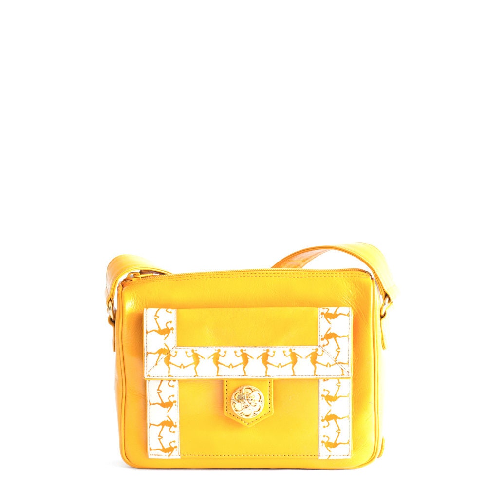 Vintage Moschino yellow Crossbody Bag - Secondista