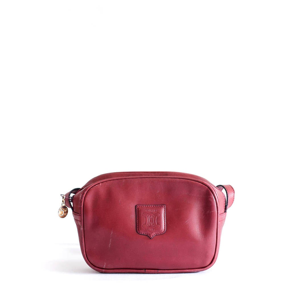 Vintage Celine burgundy Crossbody Bag - Secondista