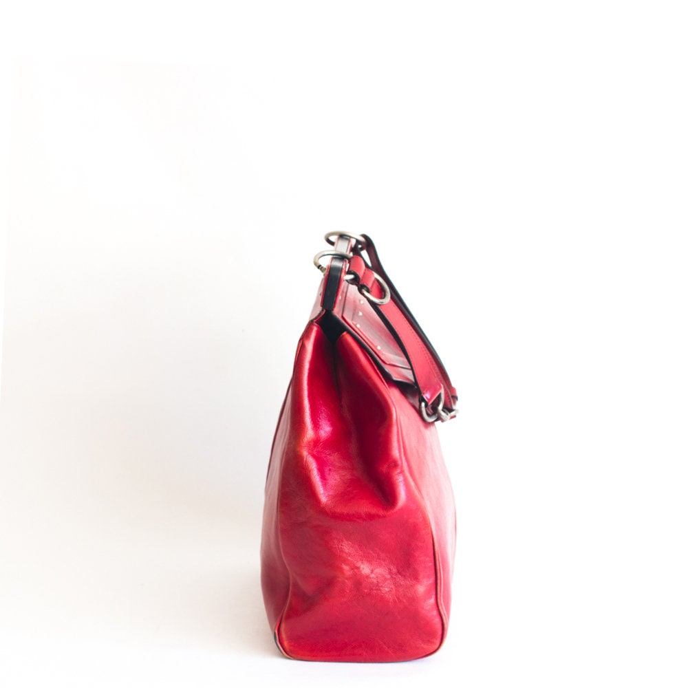 Vintage Yves Saint Laurent red Tote Bag - Secondista
