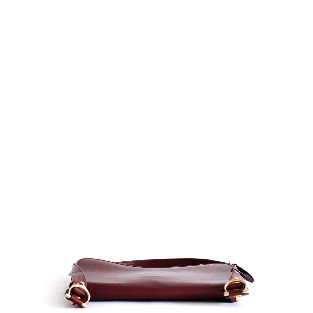 Vintage Le Must de Cartier burgundy Crossbody Bag - Secondista