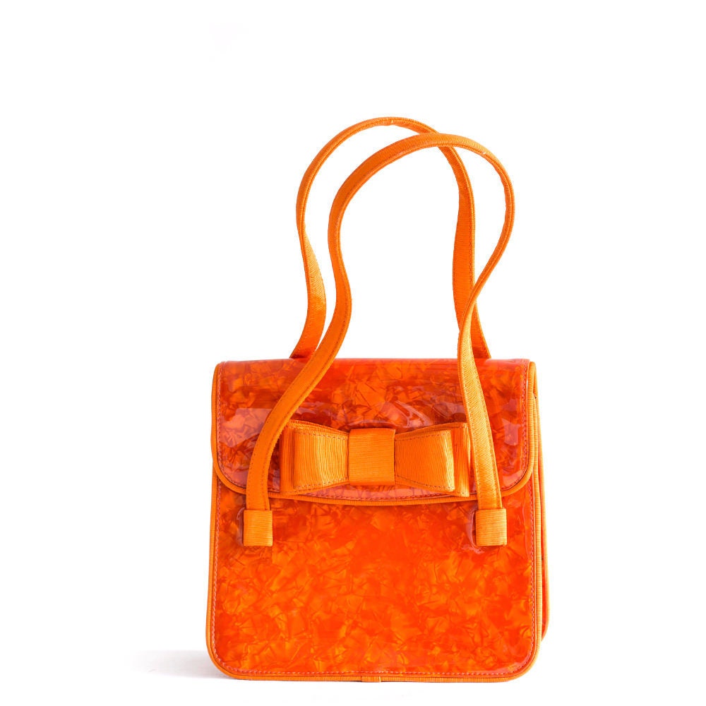 Vintage Moschino orange Top Handle Bag - Secondista